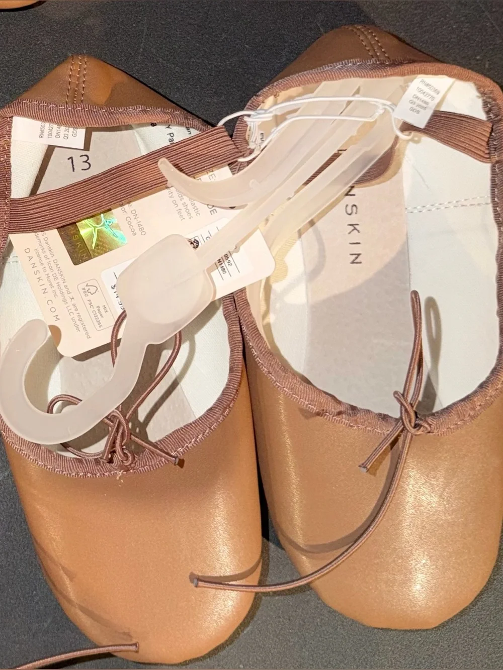 Danskin Girls Ballet Slippers - Size 13